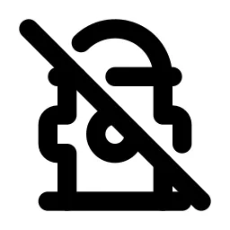 Fire Hydrant Off Line Icon