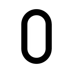 Number 0 Line Icon