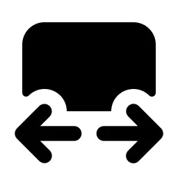 Arrow Autofit Width Icon