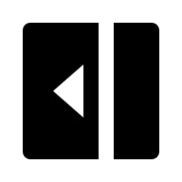 Sidebar Fold Fill Icon