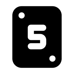 Play Card 5 Icon