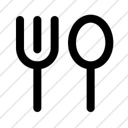 Fork Spoon Restaurant Cutlery Icon