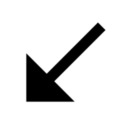 Arrow Left Down Long Fill Icon