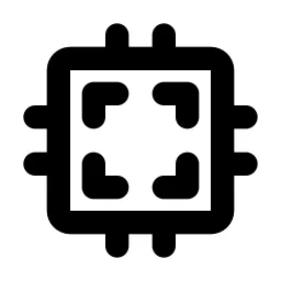 Cpu 2 Line Icon