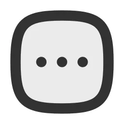 More Horizontal Square Duotone Icon