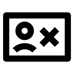 Pass Expired Line Icon