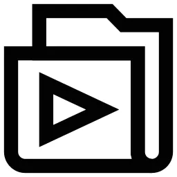 Folder Play Icon