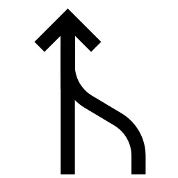 Combine Arrow Up Icon