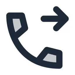 Phone Forward Duotone Icon