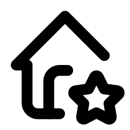 Home Star Line Icon