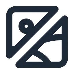 Image Broken Line Icon