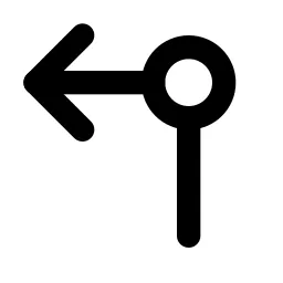 Arrow Rotary Left Line Icon