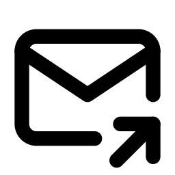 Mail Share Line Icon