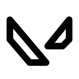 Brand Valorant Line Icon