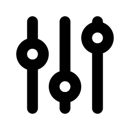 Adjustments Line Icon