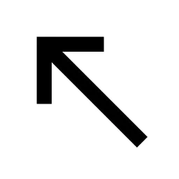 Arrow Left Up Long Line Icon