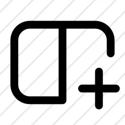 Column Wide Add Icon