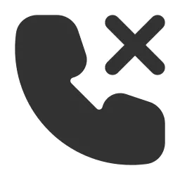 Phone Missed Call Fill Icon