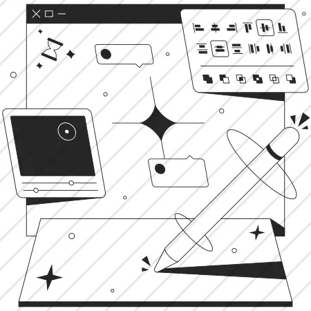 Abstract Colour Dropper Figma Design