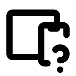 Devices Question Line Icon