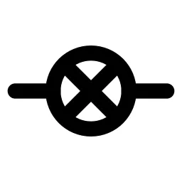 Circuit Bulb Line Icon