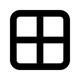 Border All Line Icon
