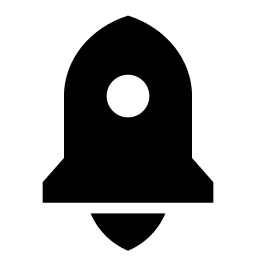 Rocket 2 Fill Icon