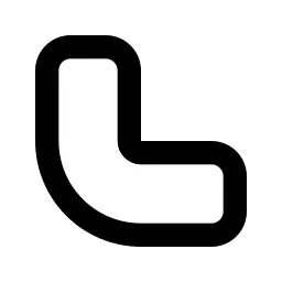 Join Round Line Icon