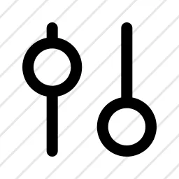 Settings Slider Ver Icon