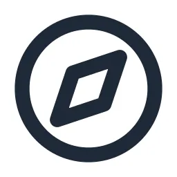 Compass 2 Line Icon