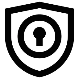 Shield Keyhole Icon