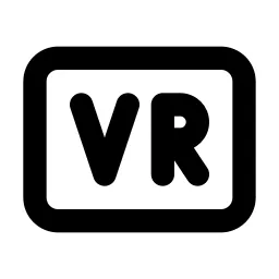 Badge Vr Line Icon