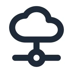 Cloud Connect Line Icon