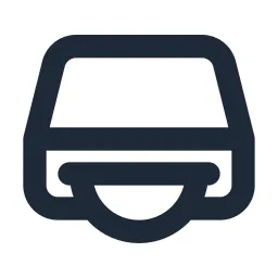 Cd Drive Open Line Icon