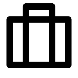 Briefcase 3 Line Icon