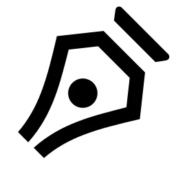 Pen Nib Line Icon