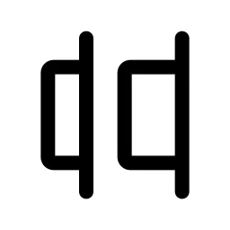 Horiz Distribution Left Icon