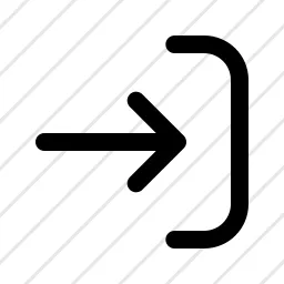 Arrow Box Right Login Enter Door Icon