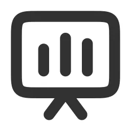 Presentation Chart Bar Alt Icon