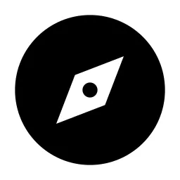 Compass 3 Fill Icon