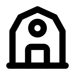 Building Cottage Line Icon