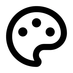 Palette Line Icon
