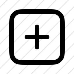 Square Plus Add Icon