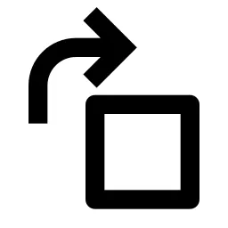 Clockwise 2 Line Icon