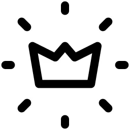 Bright Crown Icon