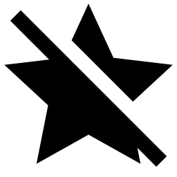 Star Off Fill Icon
