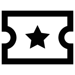 Star Ticket Icon