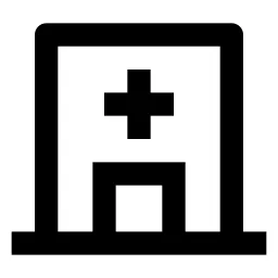 Hospital Line Icon