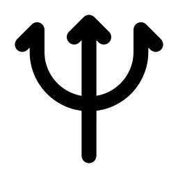 Trident Line Icon