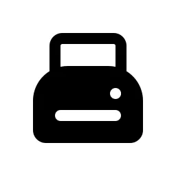 Printer Fill Icon